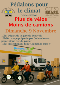 Pédalons pour le climat 2025 @ départ de la vélostation