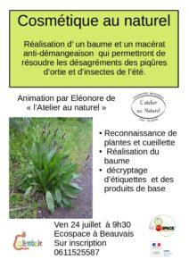 Cosmétique au naturel @ Ecospace